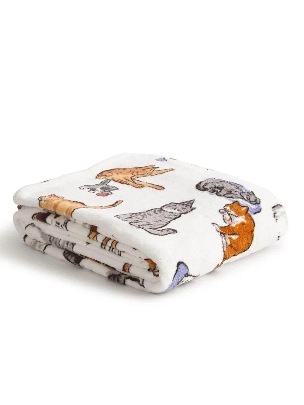 Vera Bradley A Cats Life Plush Throw New